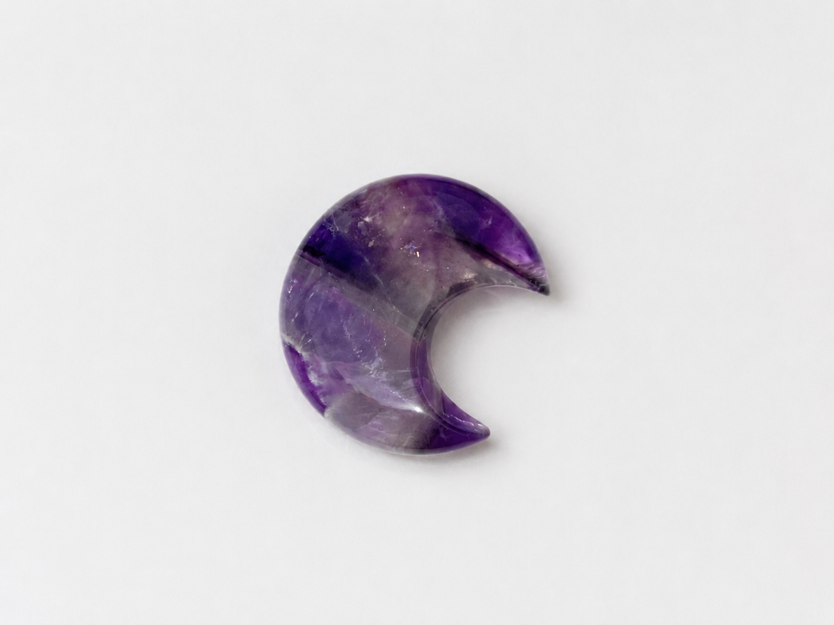 Galet Lune Améthyste