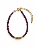 Bracelet doré Grenat AA