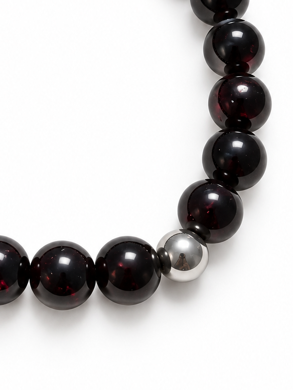 Bracelet Grenat Rouge AA 8mm