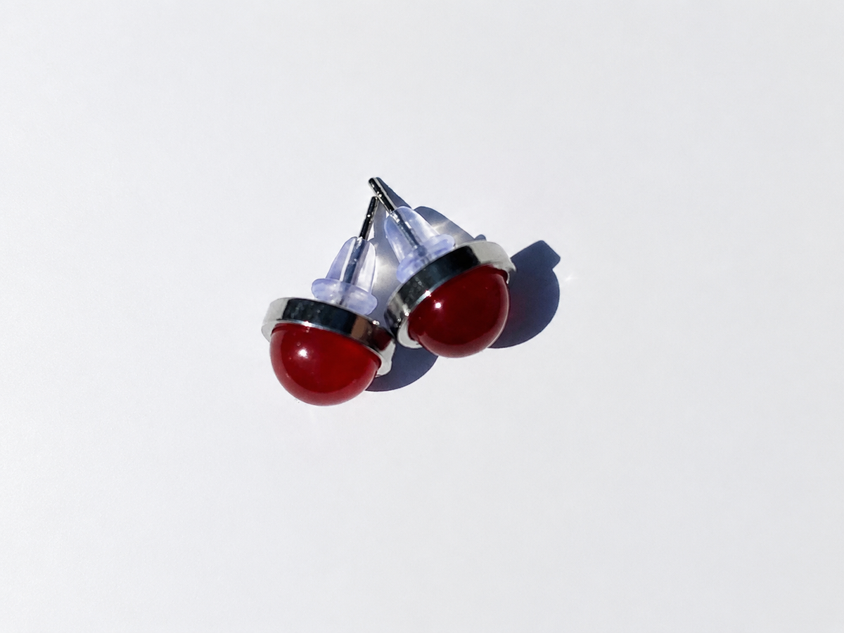 Boucles d'oreilles Cornaline