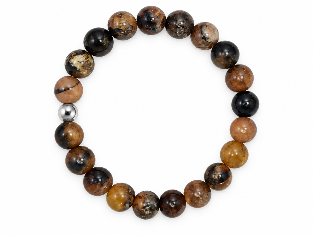 Bracelet Chiastolite AA 8mm