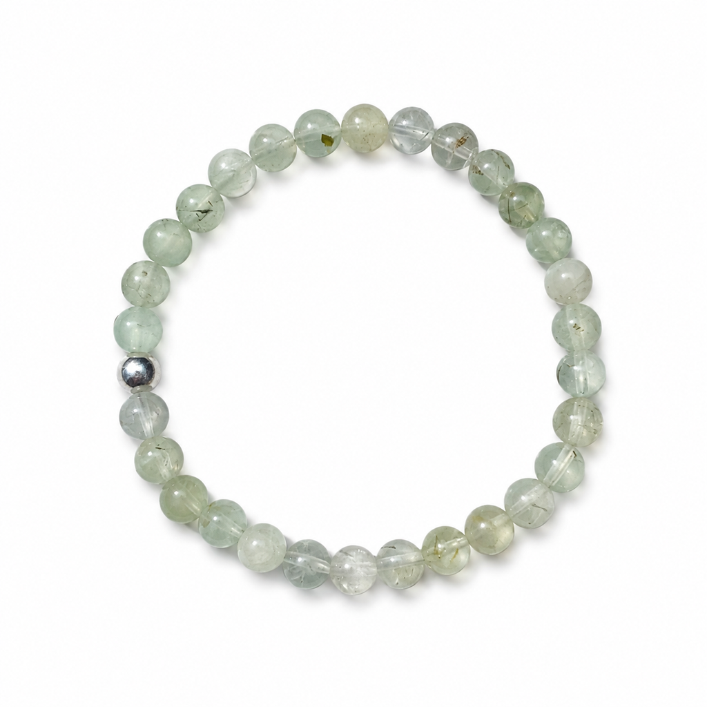 Bracelet perles Préhnite AA 6mm