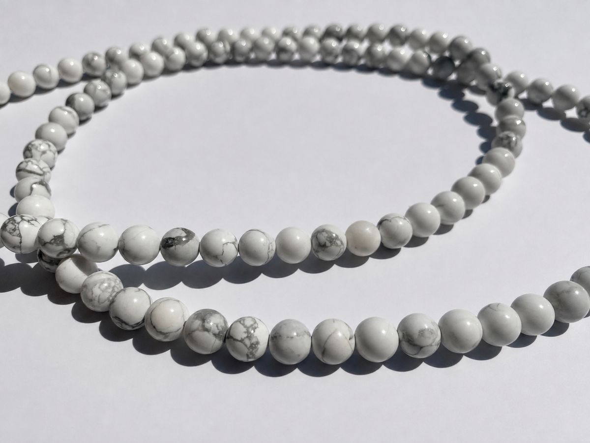 Collier Perles Howlite