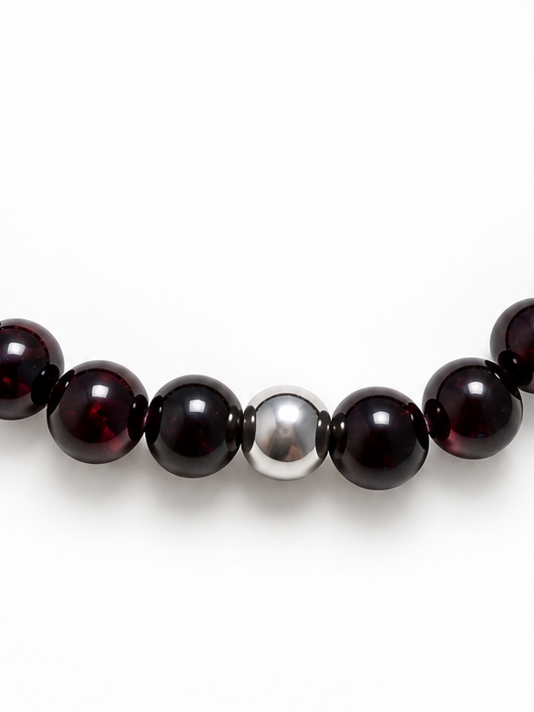 Bracelet Grenat Rouge AA 6mm