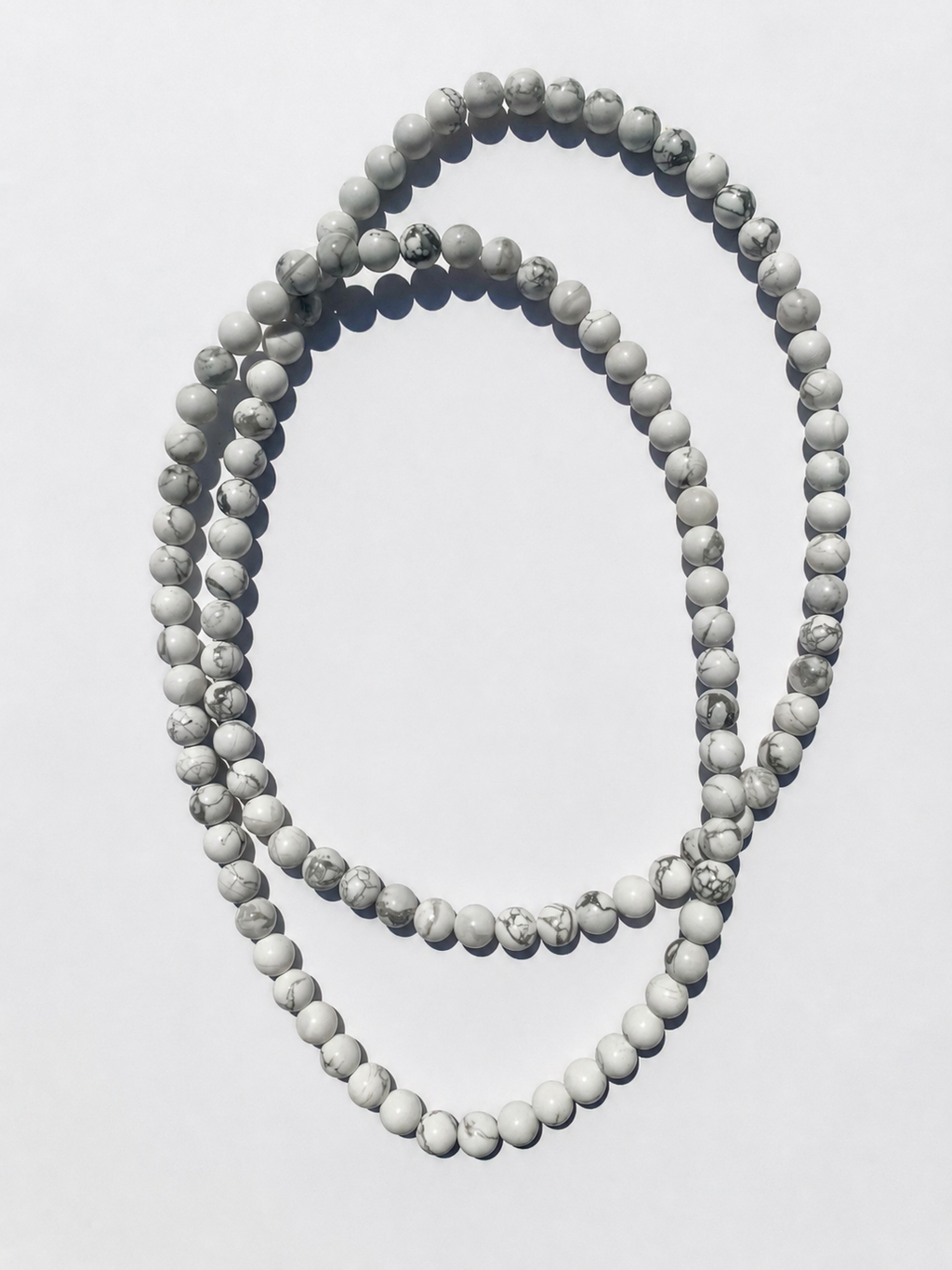 Collier Perles Howlite
