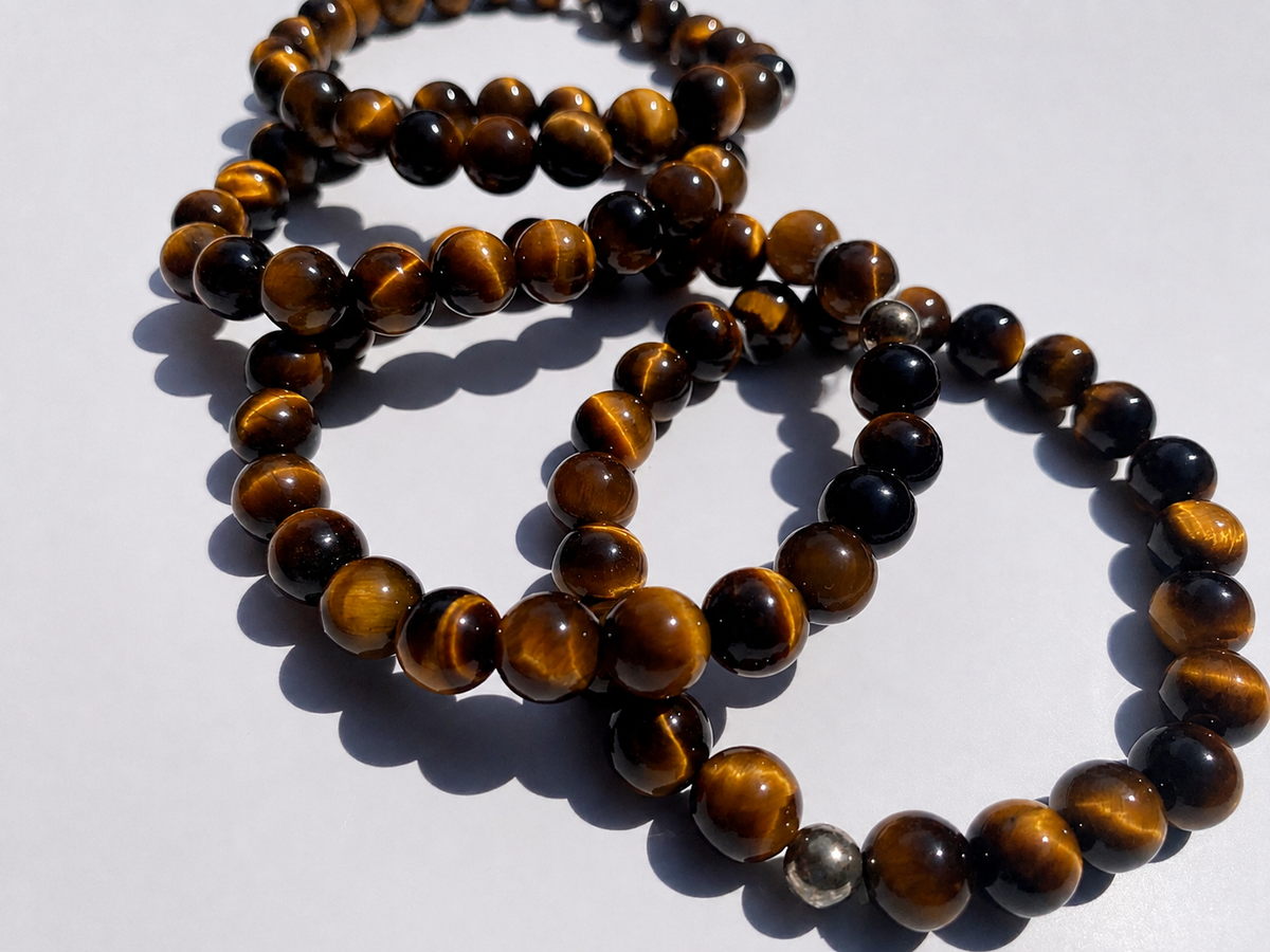 Bracelet Oeil de Tigre AA 8mm