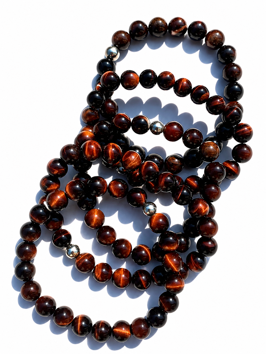 Bracelet oeil de taureau AAA 8mm
