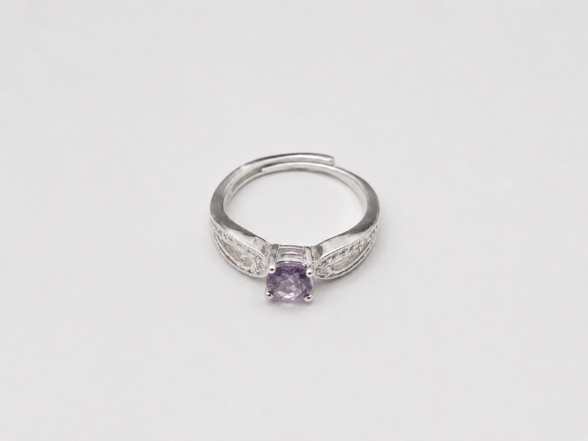 Bague Argent Améthyste