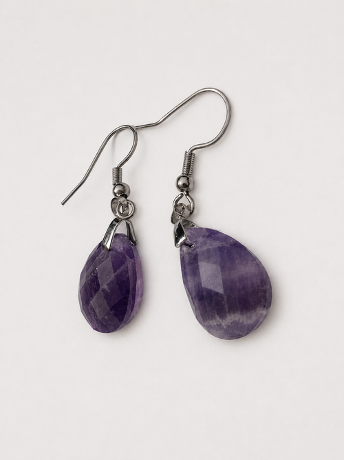 Boucles d'oreilles Améthyste