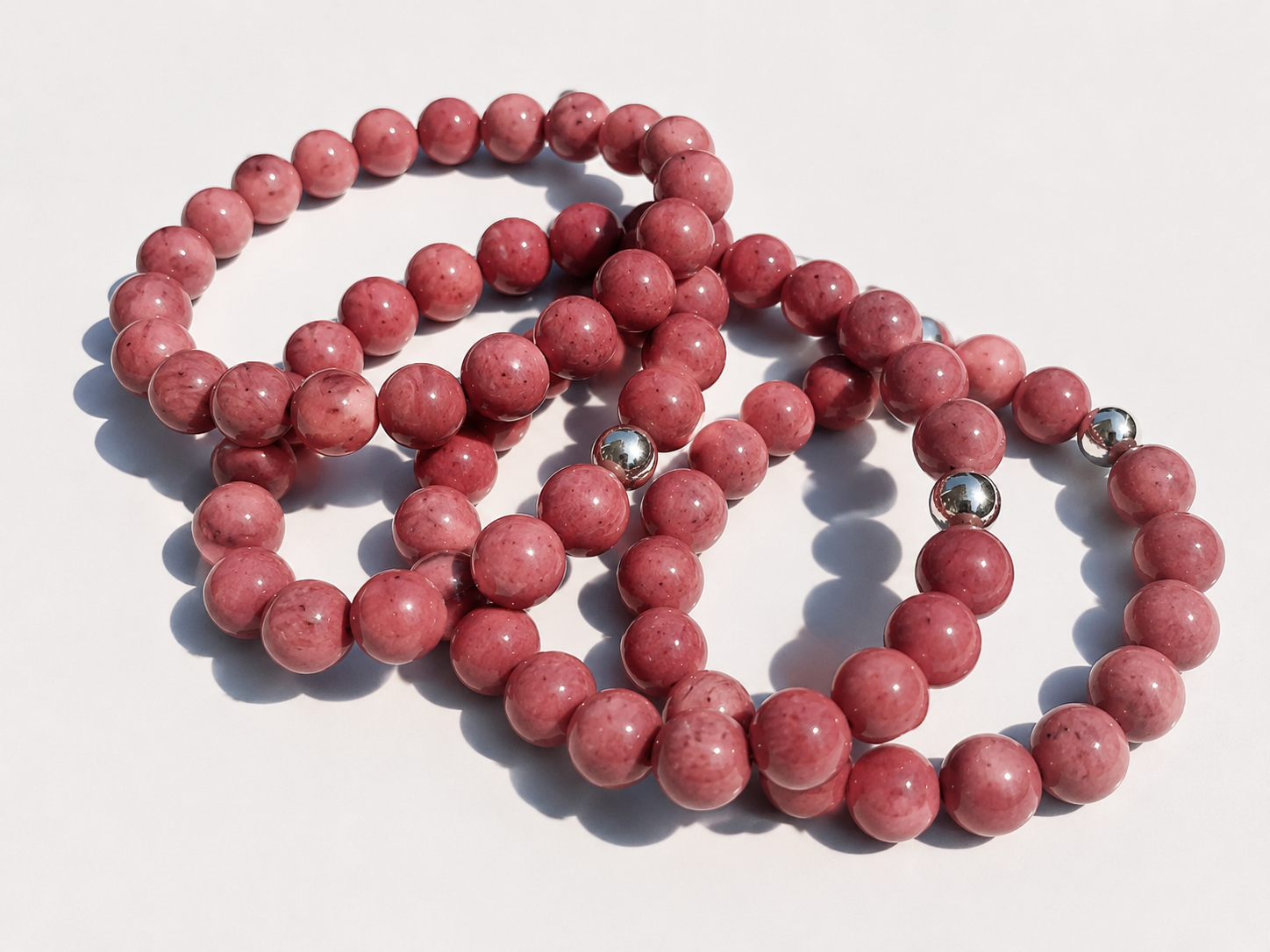 Bracelet rhodonite AA 8mm