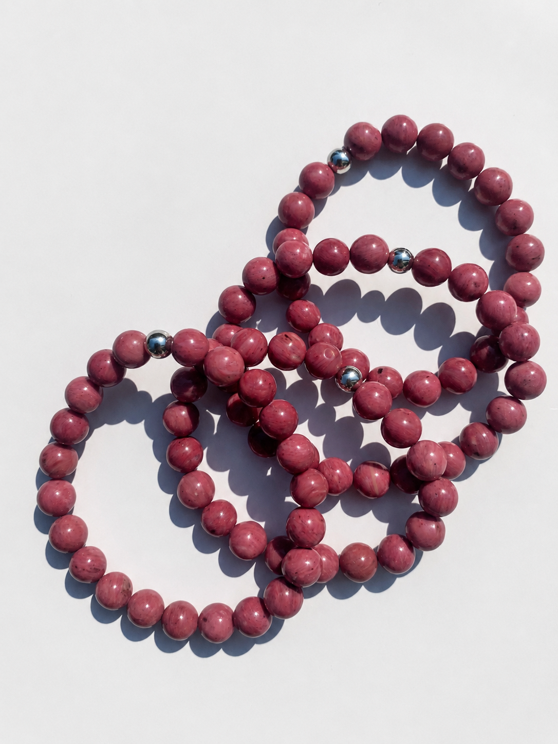 Bracelet rhodonite AA 8mm