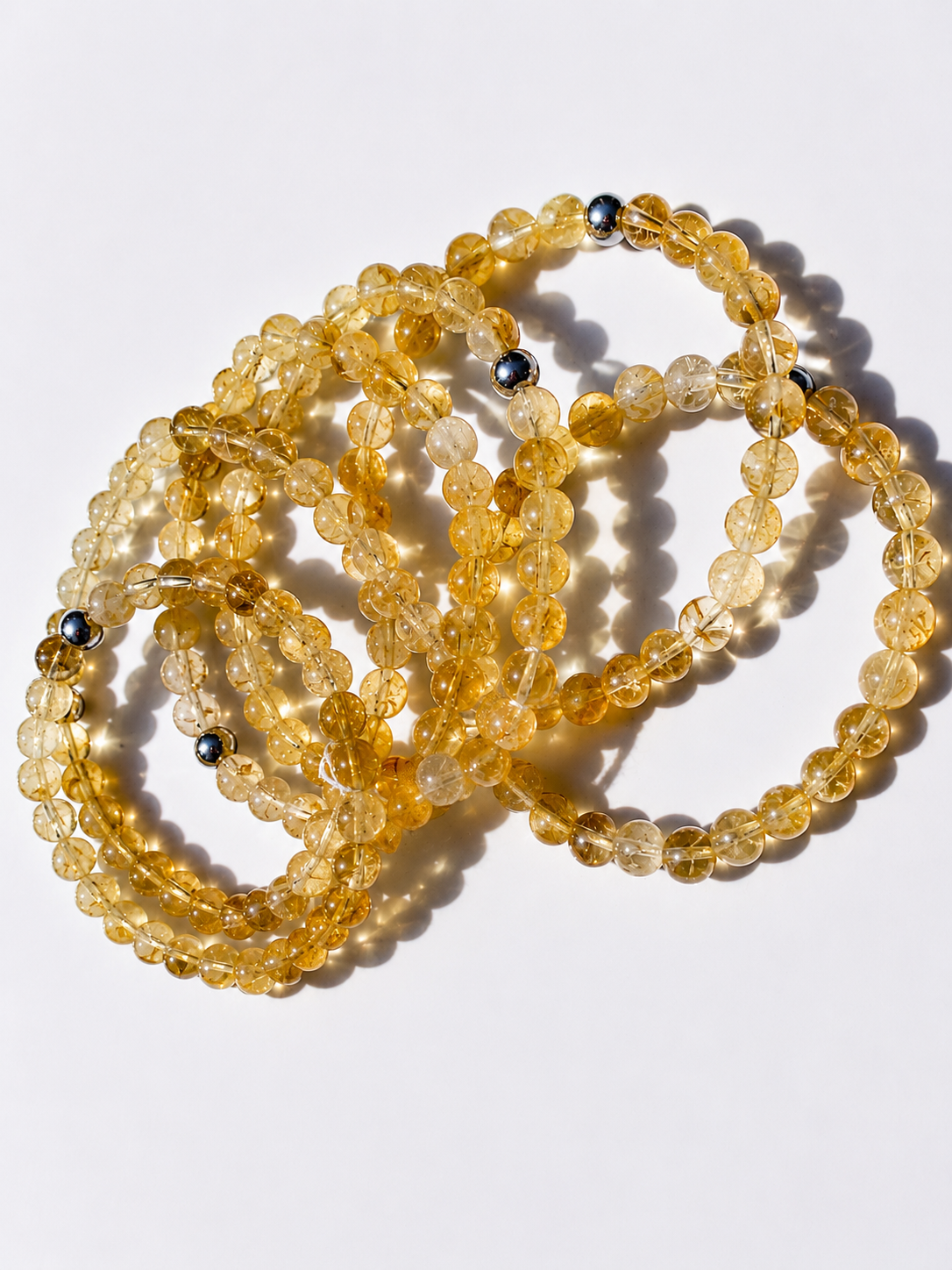 Bracelet citrine A 6mm