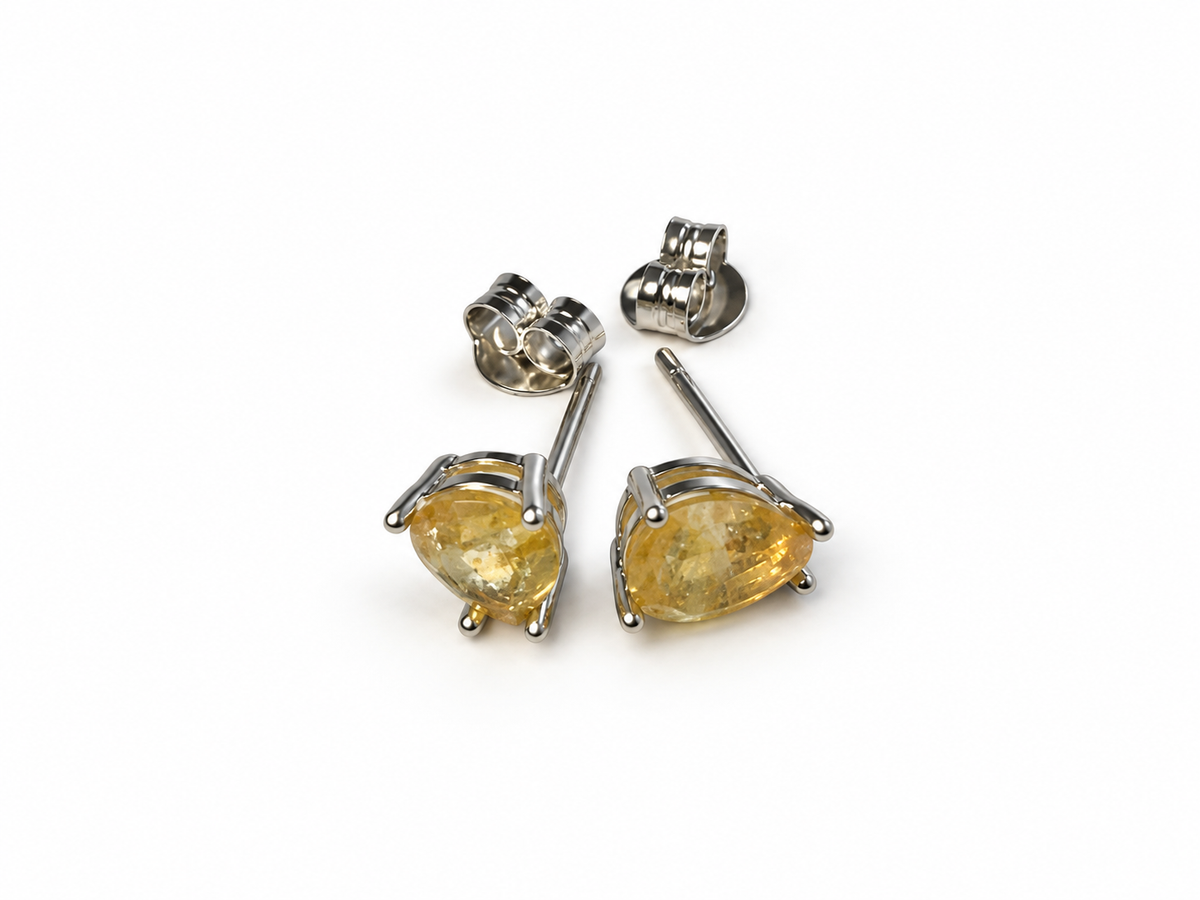 Boucles d'oreilles Citrine AA