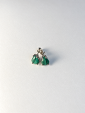 Boucles d'oreilles Malachite