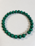 Bracelet Malachite 6mm