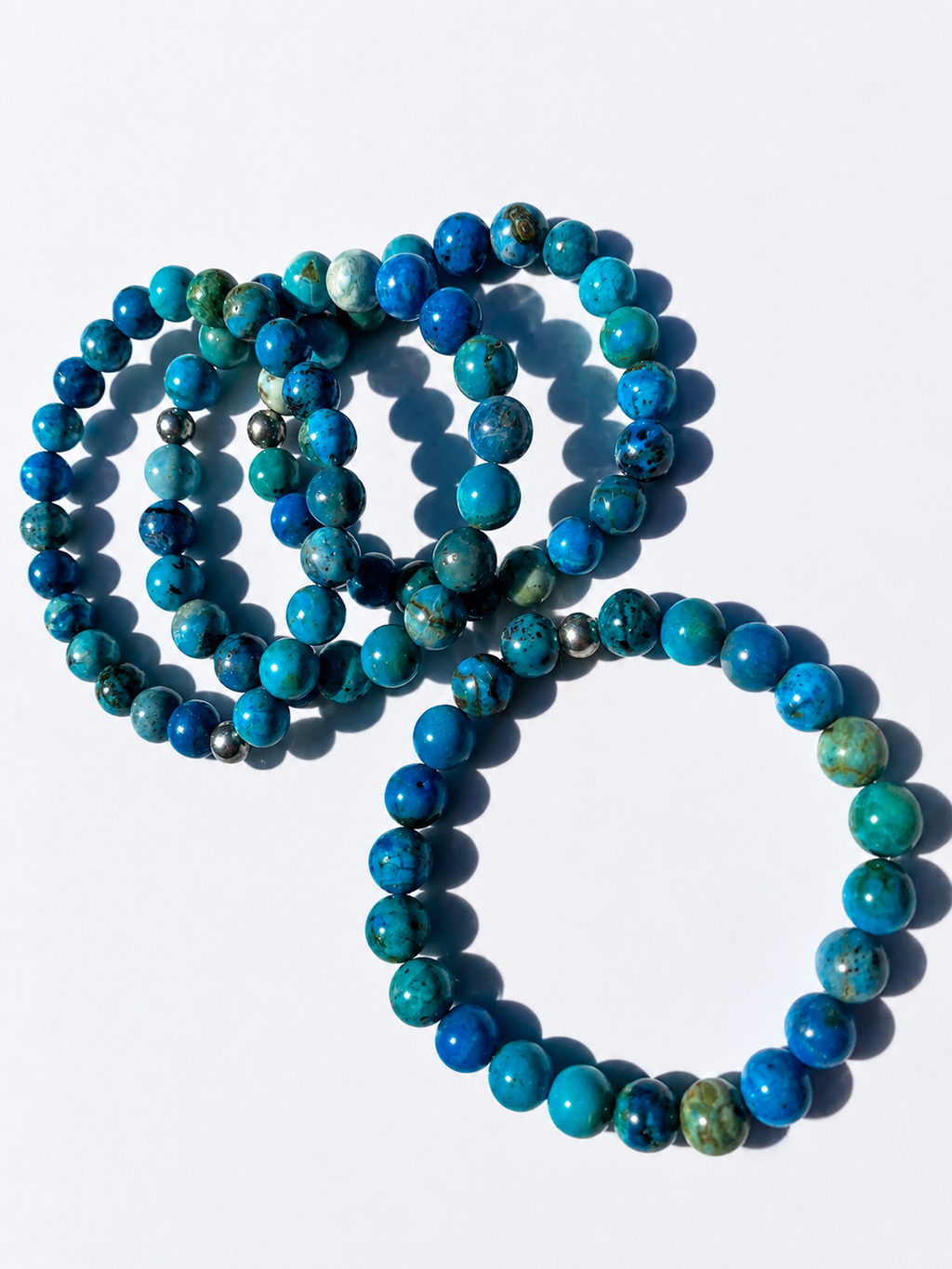 Bracelets opal bleu des Andes AA