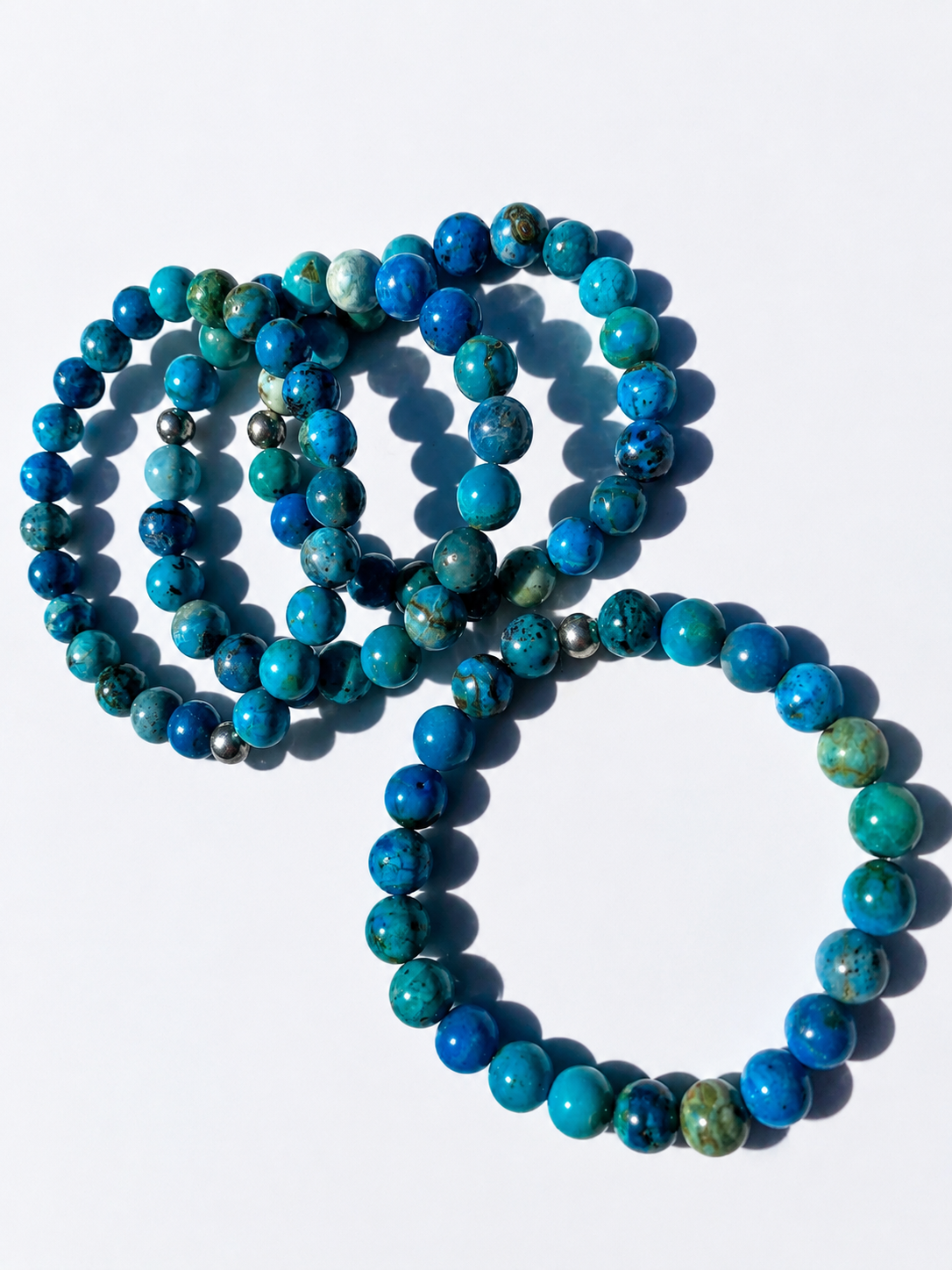 Bracelets opal bleu des Andes AA