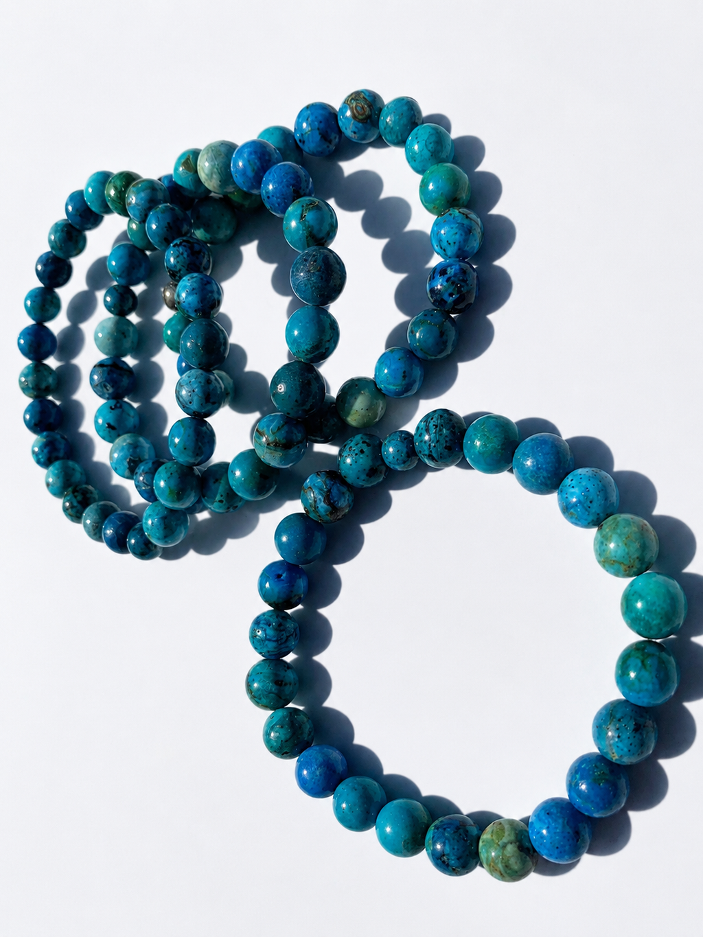 Bracelets opal bleu des Andes AA
