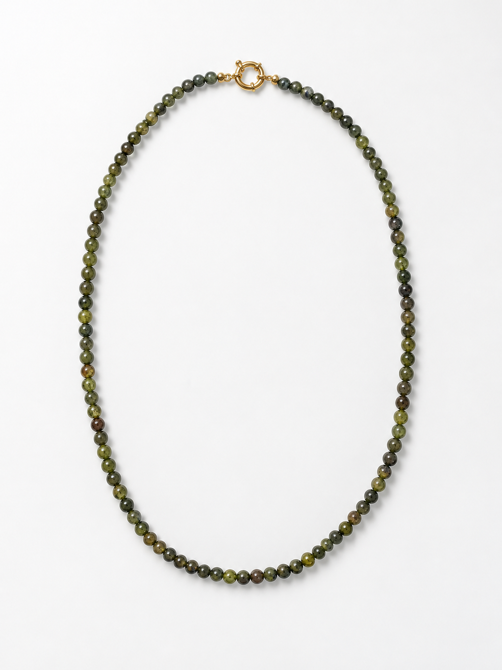 Collier doré Péridot A