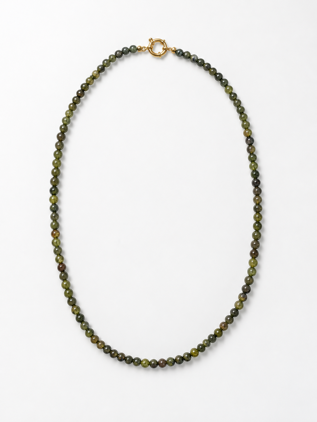 Collier doré Péridot A