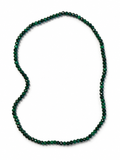 Collier facettés élastique Malachite