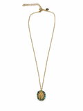 Collier Madone Turquoise Africaine