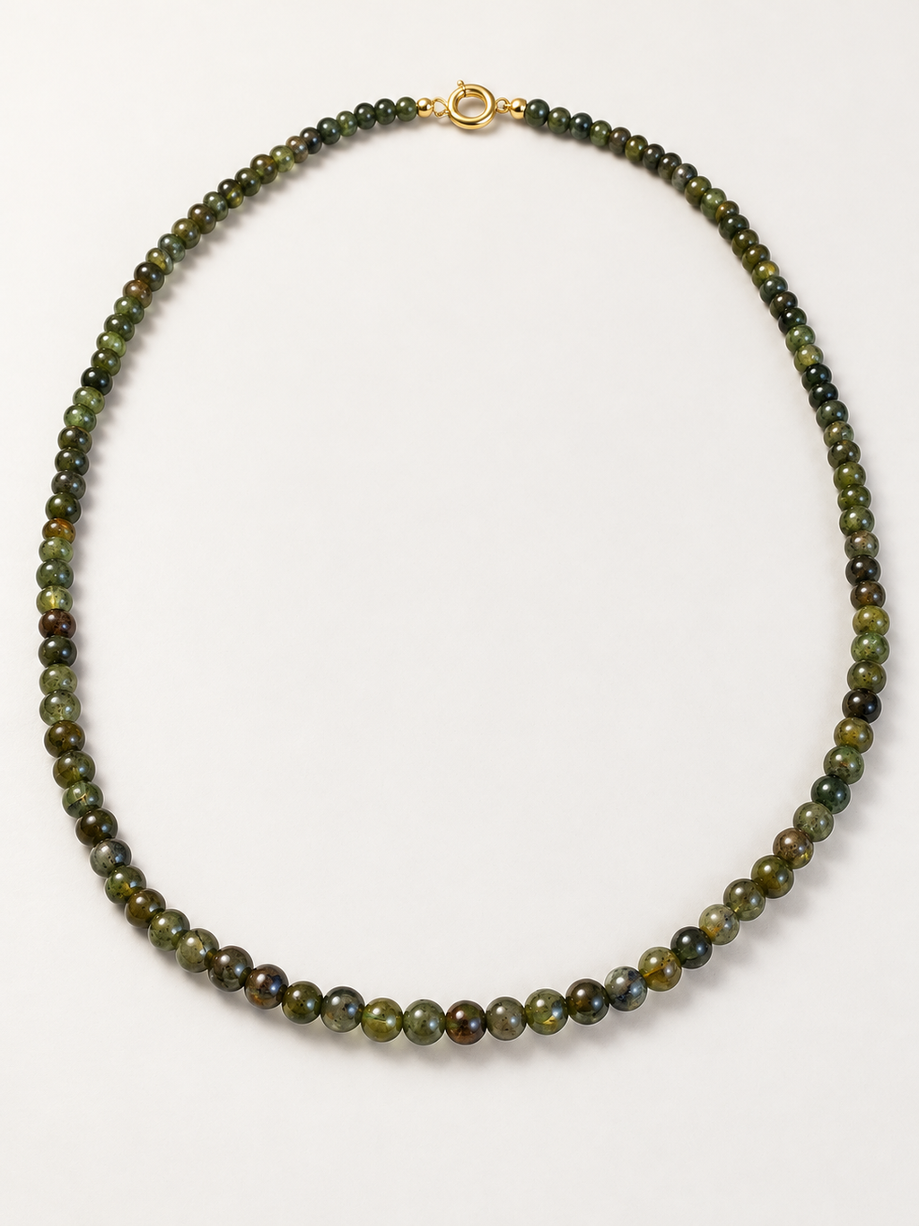 Collier doré Péridot A