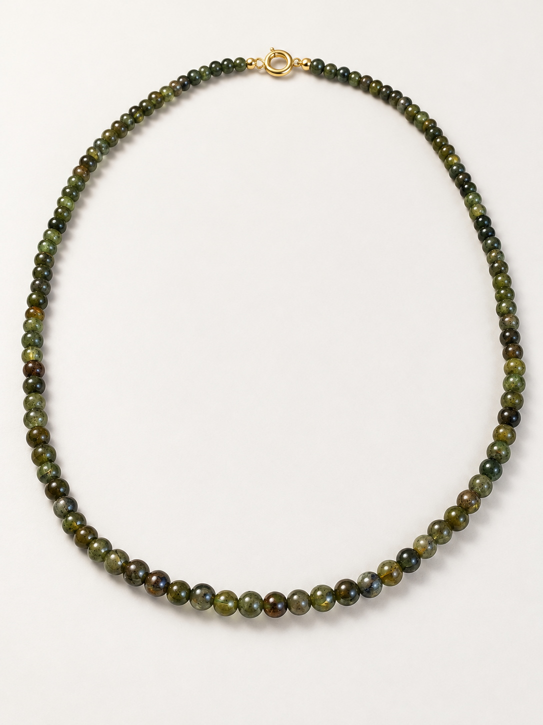 Collier doré Péridot A