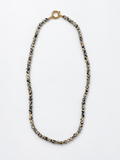 Collier doré Jaspe Dalmatien