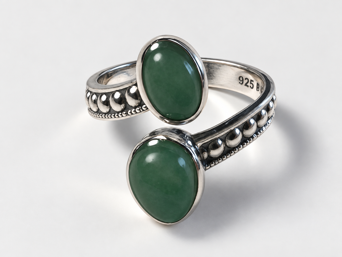 Bague Aventurine verte