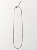 Chaine 40 cm Maille forçat argentée Modèle 10