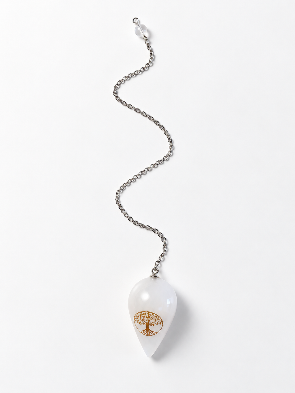 Pendule Cristal de roche Arbre de vie