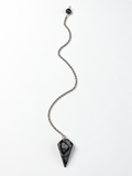 Pendule Obsidienne neige