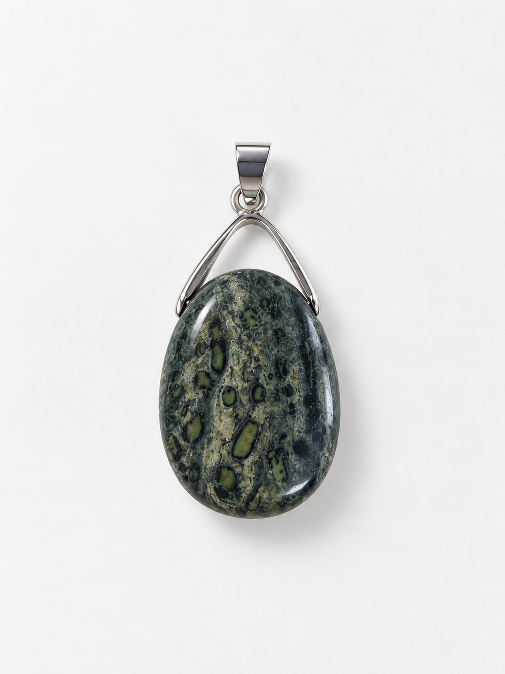 Pendentif Jaspe Kambaba A Madagascar