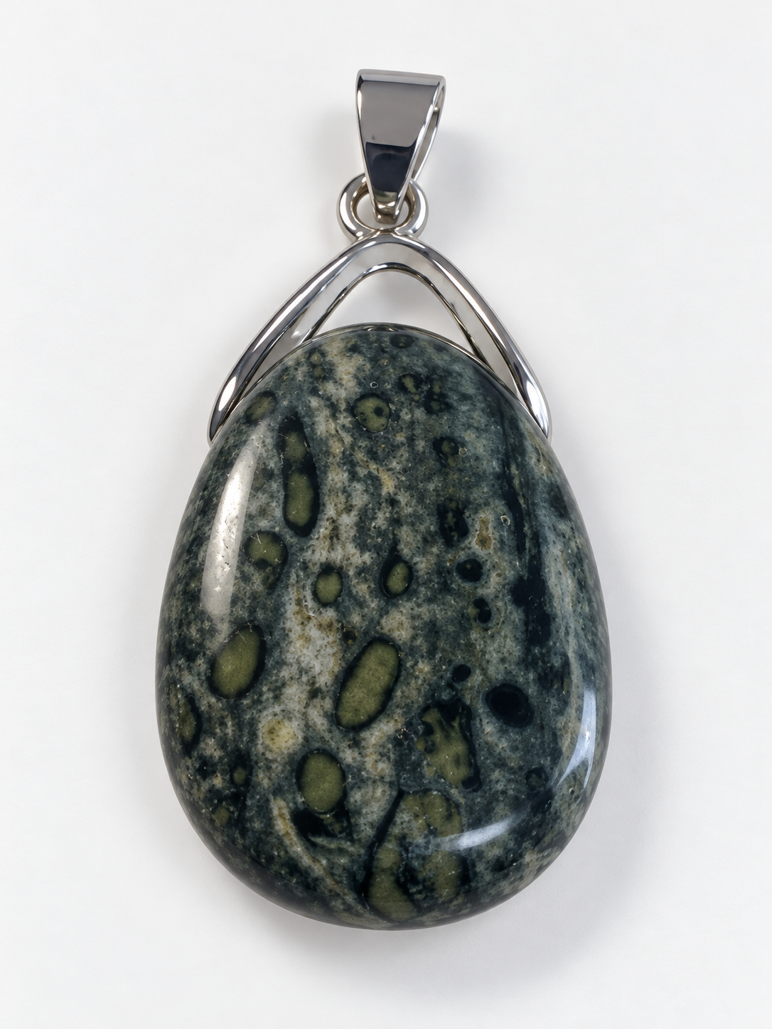 Pendentif Jaspe Kambaba A Madagascar