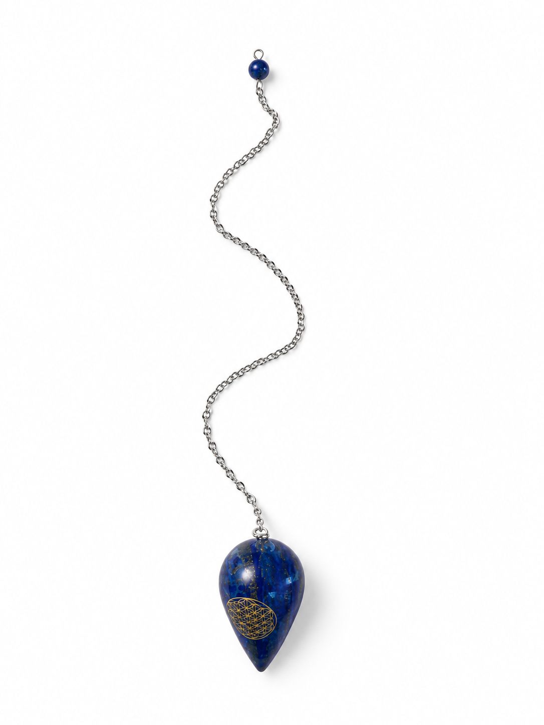 Pendule Lapis-lazuli Fleur de vie