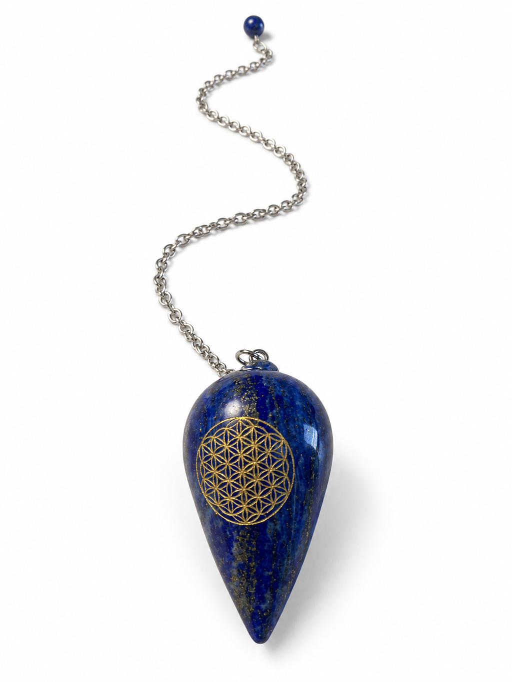 Pendule Lapis-lazuli Fleur de vie