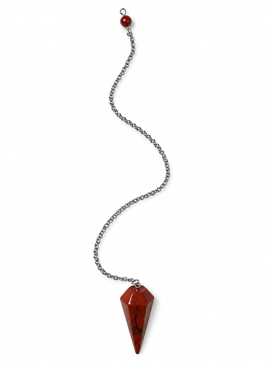 Pendule Jaspe rouge
