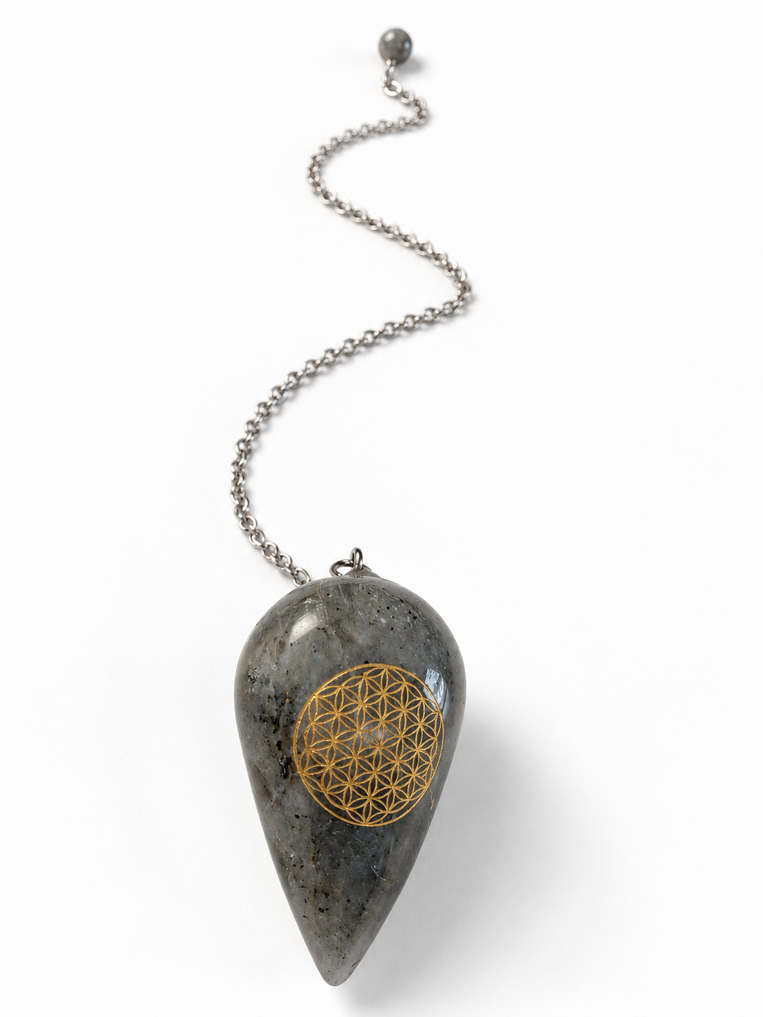 Pendule Labradorite Fleur de vie