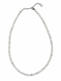 Collier pierre de lune blanche