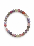 Bracelet Tourmaline rose sur eudialyte AA 6mm