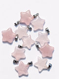 Pendentif quarzt rose étoile 2cm