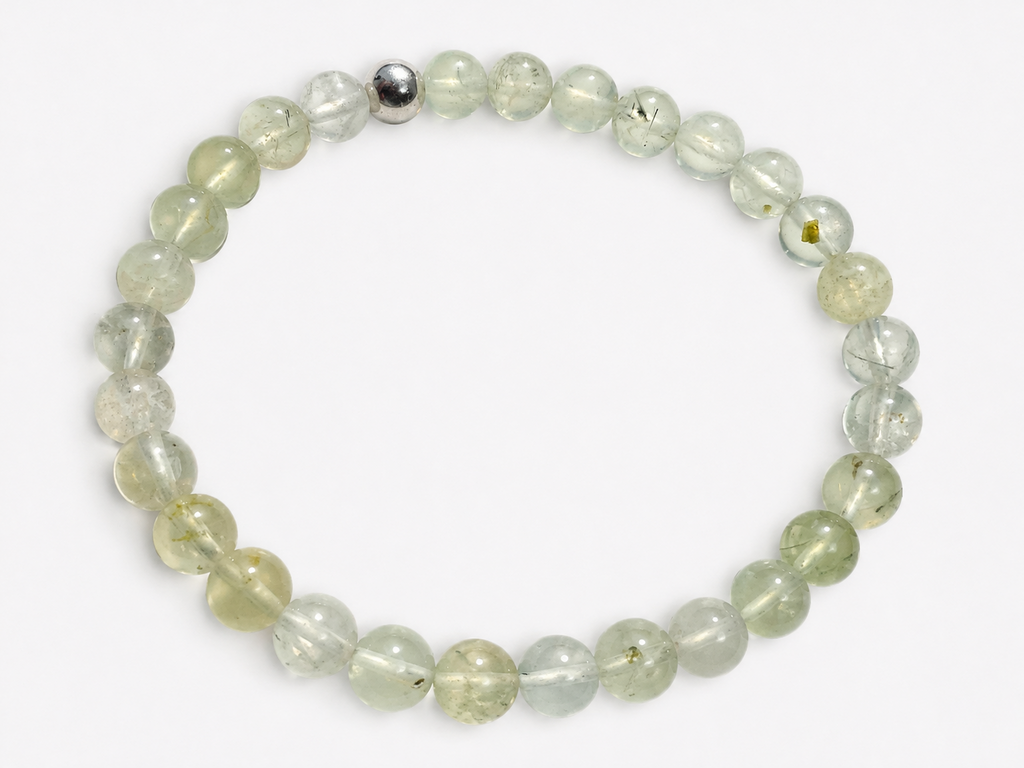 Bracelet perles Préhnite AA 6mm