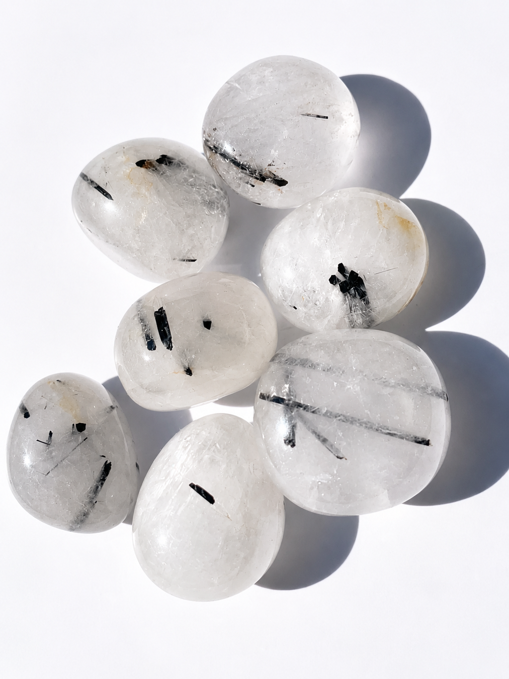 Pierre roulée quartz tourmaline AA