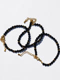 Bracelet doré Onyx